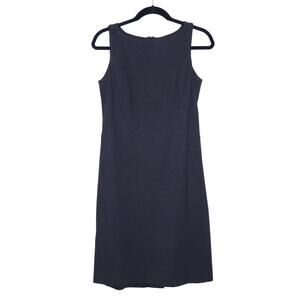 M.M. LAFLEUR New York Lydia Dress Dark Gray Mini Sheath Semi-Formal Women's 10